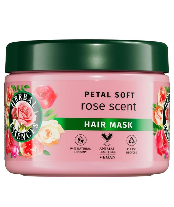 MASQUE CAPILLAIRE HERBAL ESSENCES PETAL SOFT ROSE PARFUM 