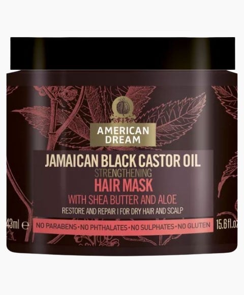 MASQUE CAPILLAIRE RENFORCANT À L'HUILE DE RICIN NOIR JAMAÏCAIN 