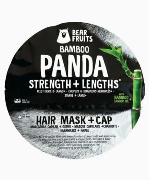 MASQUE CHEVEUX BAMBOO PANDA STRENGTH PLUS LONGUEURS AVEC BOUCHON 