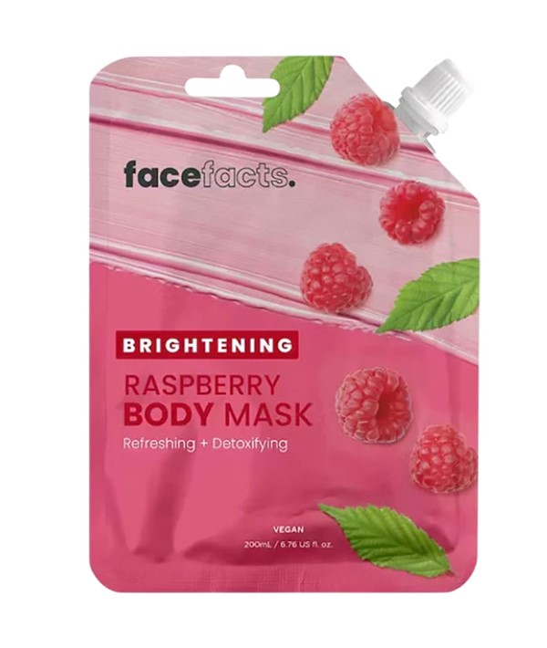 MASQUE CORPOREL ÉCLAIRCISSANT À LA FRAMBOISE FACE FACTS 