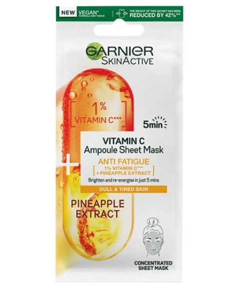 MASQUE EN FEUILLE D'AMPOULE DE VITAMINE C C SKIN ACTIVE