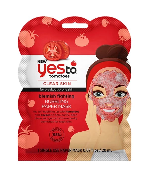 MASQUE EN PAPIER À BULLES CONTRE LES IMPERFECTIONS DES TOMATES