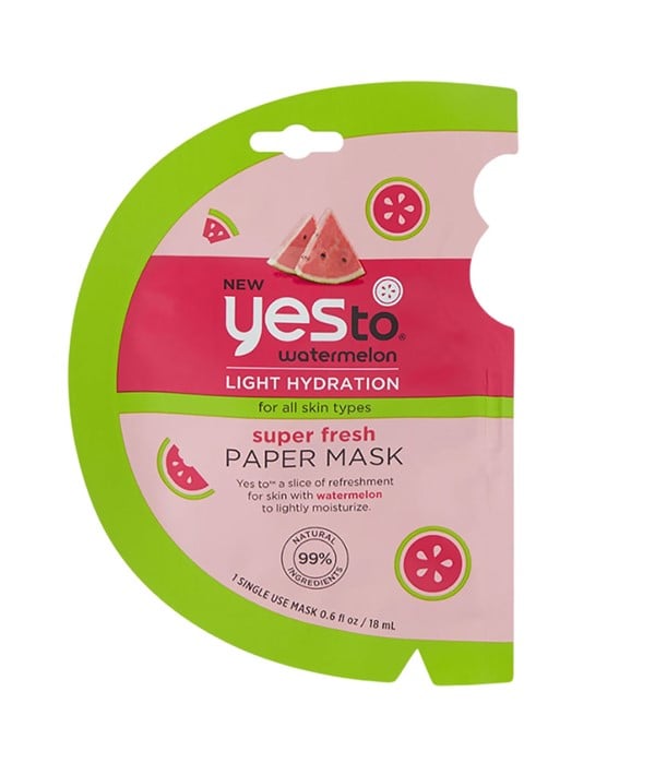 MASQUE EN PAPIER SUPER FRAIS À LA Pastèque 