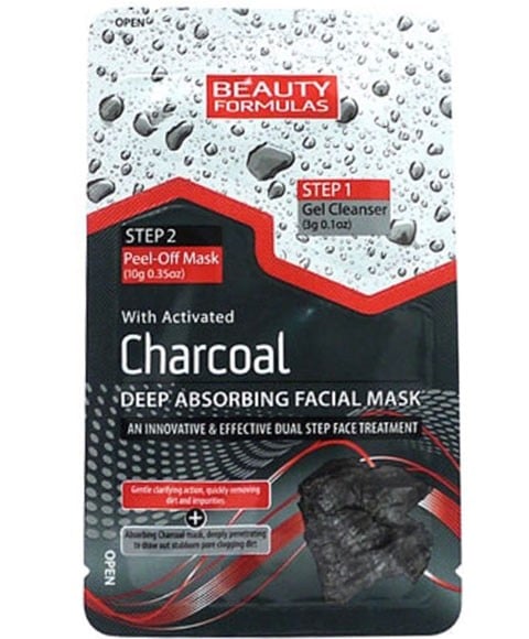 MASQUE FACIAL À ABSORPTION PROFONDE AU CHARBON 