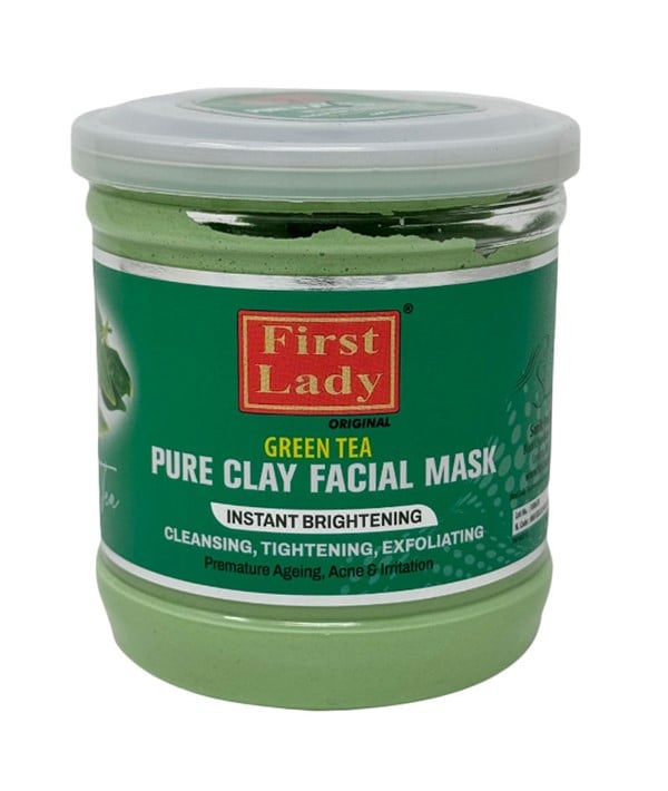 MASQUE FACIAL À L'ARGILE PURE AU THÉ VERT