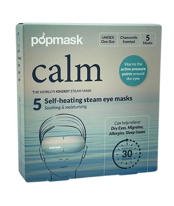 MASQUE POUR LES YEUX À VAPEUR AUTO-CHAUFFANT CALM 5 