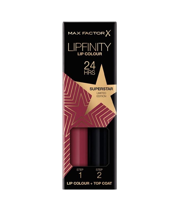MAX FACTOR 24H LIPFINITY LIP COLOR SUPERSTAR EDITION LIMITÉE