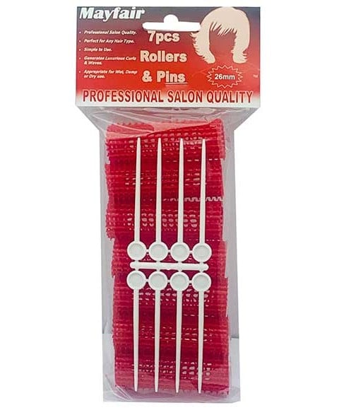 MAYFAIR PIN ROLLERS ROUGE PROFOND 