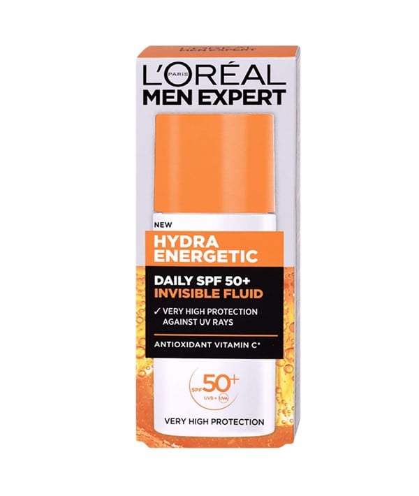MEN EXPERT HYDRA ENERGETIC FLUIDE INVISIBLE QUOTIDIEN SPF50 