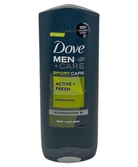 MEN PLUS CARE ACTIVE FRESH BODY FACE WASH 