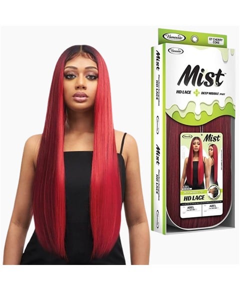 MIST SYNTHETIC ABEL PROFONDE MOYENNE PARTIE HD LACE WIG