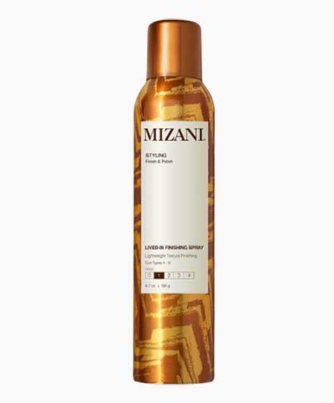 MIZANI A VIVÉ DANS UN SPRAY DE FINITION À TEXTURE LÉGÈRE 