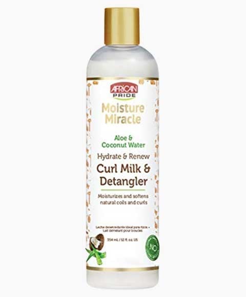 MOISTURE MIRACLE ALOE ET EAU DE COCO CURL LAIT ET DETA