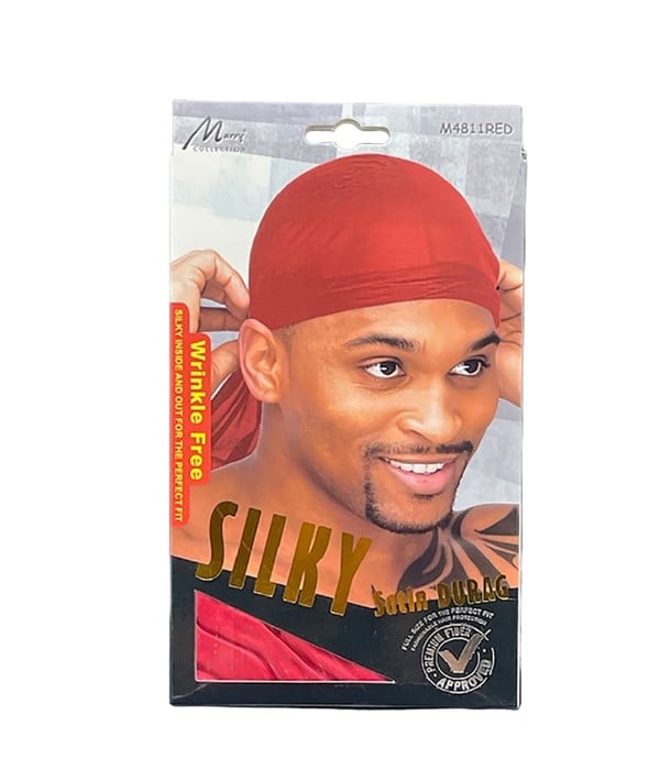 MURRY COLLECTION DURAG EN SATIN SOYEUX M4811ROUGE 