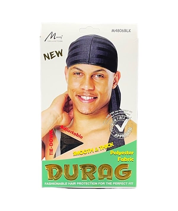 MURRY COLLECTION DURAG LISSE ET ÉPAIS M4806BLK 