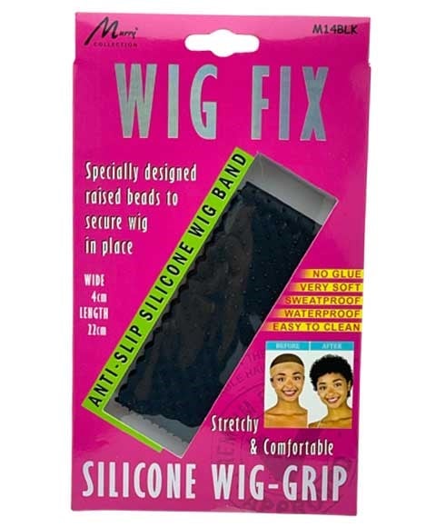 MURRY COLLECTION WIG FIX BANDE DE PERRUQUE EN SILICIUM ANTIDÉRAPANTE M14BLK