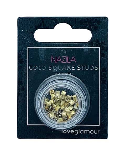 NAIL ART CHARM GOUTONS CARRÉS D'OR 