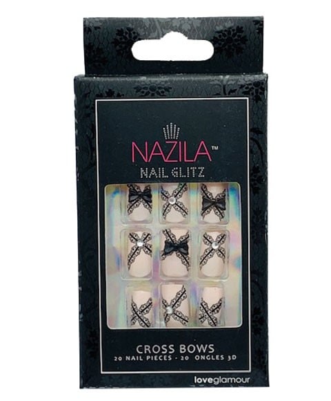 NAIL GLITZ LOVE GLAMOUR CROSS BOWS