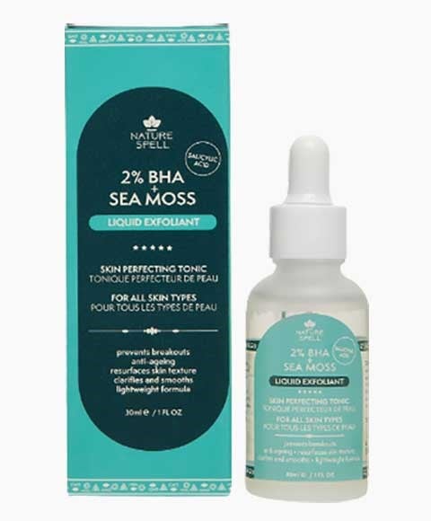NATURE SPELL BHA ET EXFOLIANT LIQUIDE DE MOUSSE DE MER