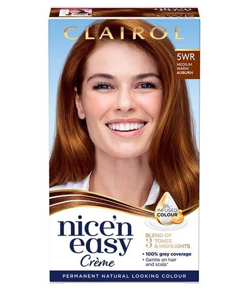 NICE N EASY CREME COULEUR PERMANENTE 5WR AUBURN MOYEN CHAUD