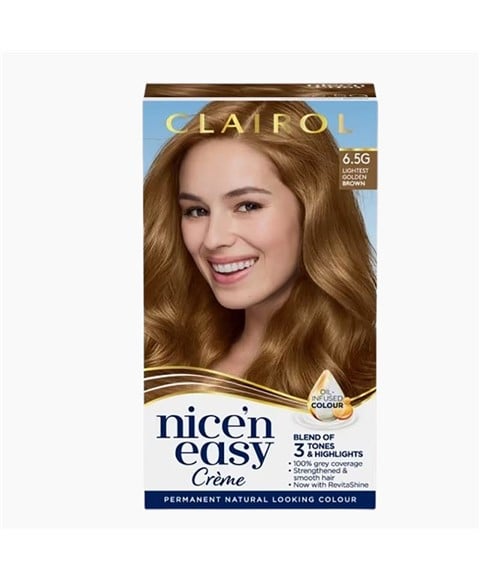 NICE N EASY CREME COULEUR PERMANENTE 65G SOURCILS DORÉS LES PLUS CLAIRS