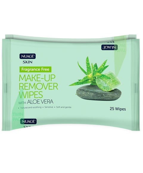 NUAGE LINGETTES DÉMAQUILLANTES SANS PARFUM À L'ALOE VERA