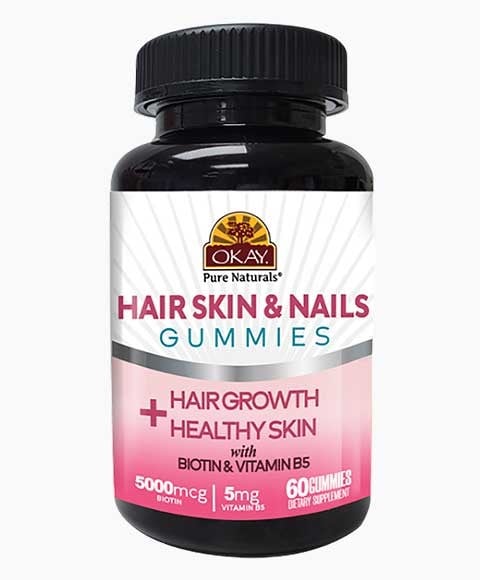 OKAY PURE NATURALS CHEVEUX PEAU ET ONGLES GUMMIES 