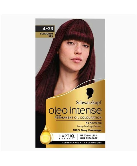 OLEO COLORATION PERMANENTE À L'HUILE PERMANENTE INTENSE 4 23 ROUGE BOURGOGNE 