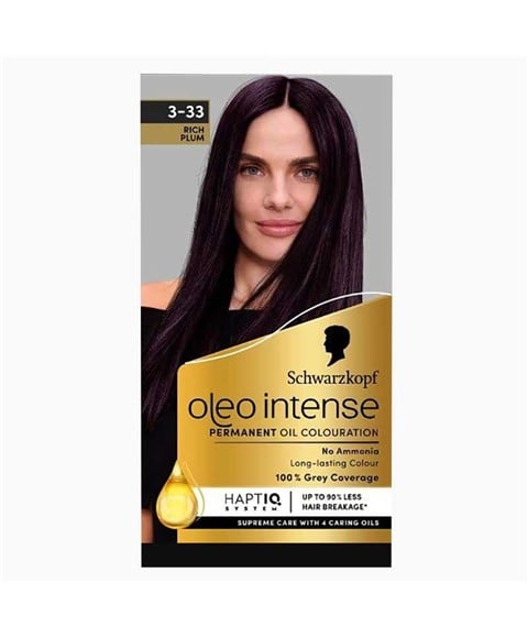 OLEO INTENSE COLORATION PERMANENTE À L'HUILE 3 33 RICHE PRUNE 