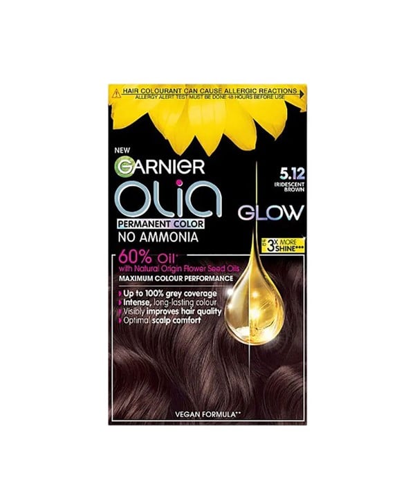 OLIA GLOW COULEUR PERMANENTE 5.12 BRUN IRISÉ 