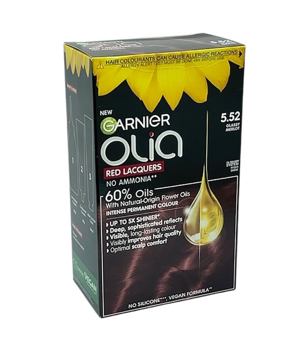 OLIA LAQUES ROUGES COULEUR PERMANENTE INTENSE 552 GLASSY
