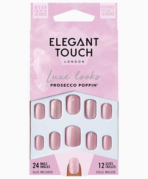 ONGLES POPPIN PROSECCO LUXE LOOKS AVEC COLLE 