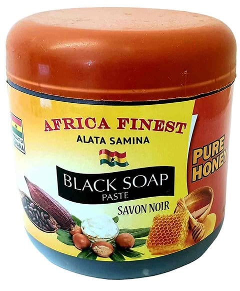Pâte de savon noir au miel pur d'Afrique 