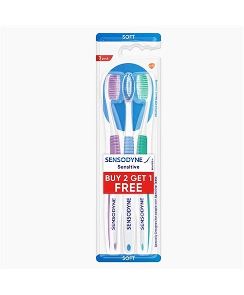 PACK ÉCONOMIQUE DE BROSSE À DENTS SENSODYNE SENSITIVE 