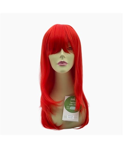 PAKS SYN MADONNA WIG TRUE RED