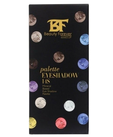 PALETTE D'OMBRES À PAUPIÈRES 14S À BASE DE MINÉRAUX BF 104 