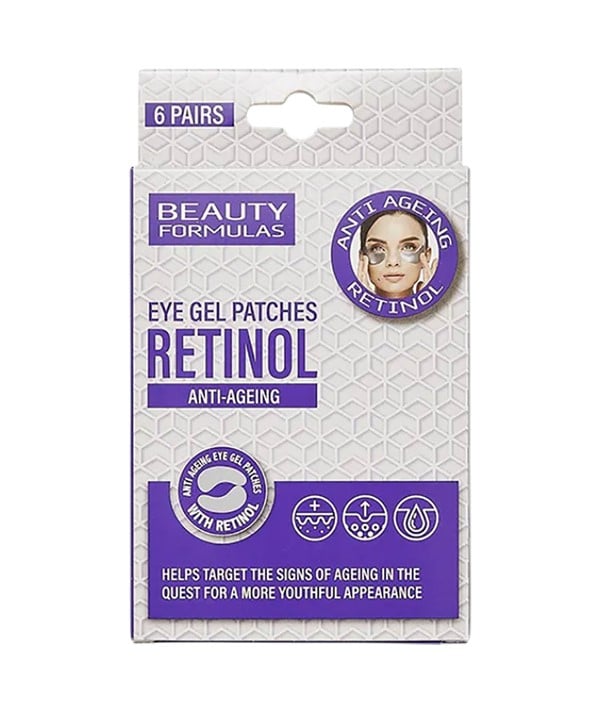 PATCHS DE GEL ANTI-ÂGE POUR LES YEUX AU RÉTINOL BEAUTY FORMULAS 