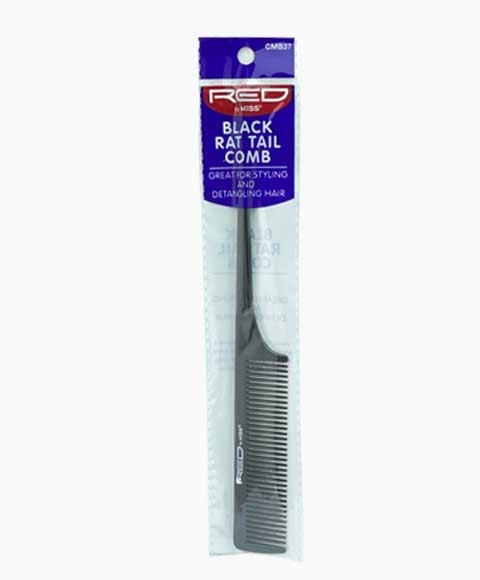 PEIGNE À QUEUE DE RAT NOIR CMB37