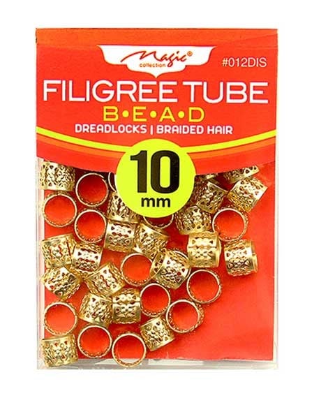 PERLE TUBE EN FILIGRANE DE LA COLLECTION MAGIC 012DIS DORÉE