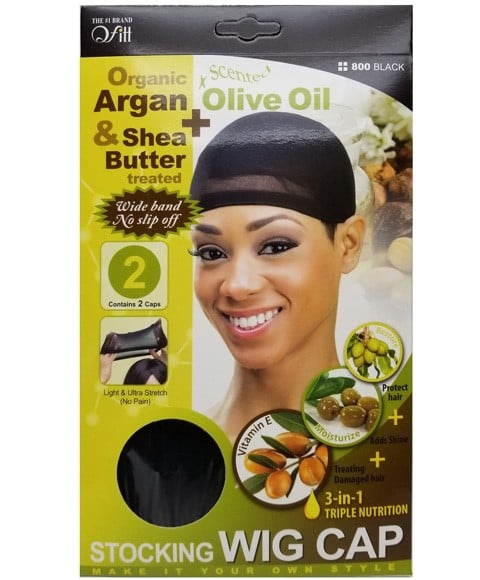 PERRUQUE DE BAS TRAITÉE AU BEURRE DE KARITÉ D'ARGAN QFITT ET À L'HUILE D'OLIVE