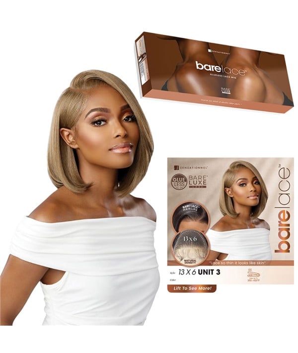 PERRUQUE EN DENTELLE SYNTHÉTIQUE BARE LACE 13X6 UNITÉ 3 