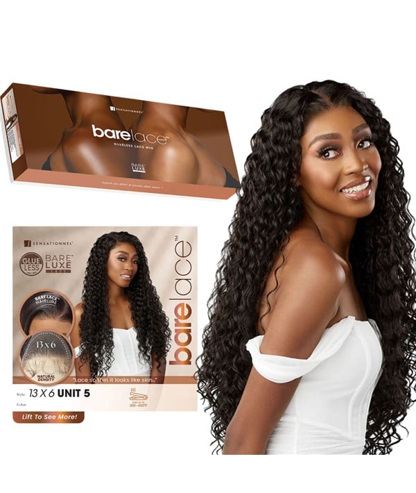 PERRUQUE EN DENTELLE SYNTHÉTIQUE BARE LACE 13X6 UNITÉ 5 
