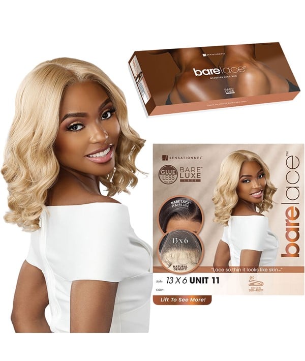 PERRUQUE EN DENTELLE SYNTHÉTIQUE NUE LACE 13X6 UNITÉ 11 