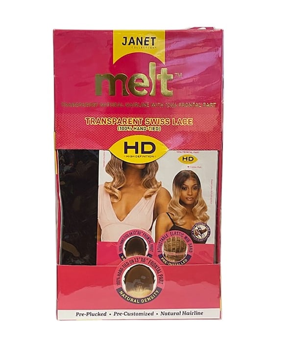 PERRUQUE EN DENTELLE SYNTHÉTIQUE SUISSE TRANSPARENTE MELT HD MABEL