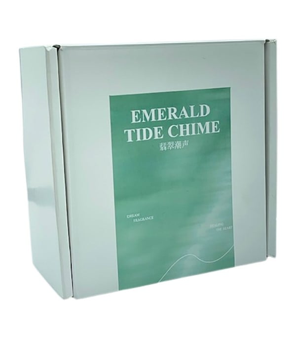 Pierre de diffuseur d'ornement d'aromathérapie de carillon de marée émeraude 
