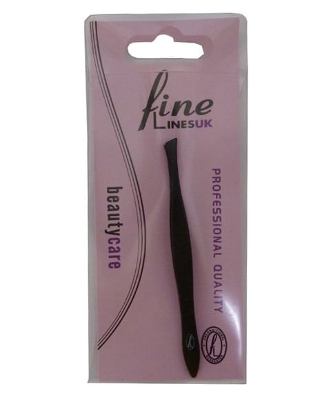 PINCE À ÉPILER FINE LINESUK NOIRE INCLINÉE 