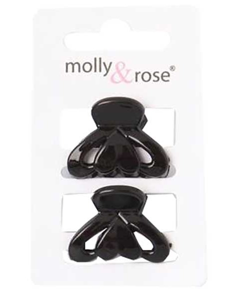 PINCES À DÉTAILS COEUR NOIR 7703 