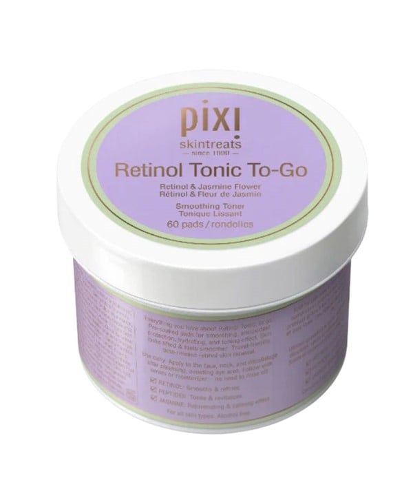 PIXI RETINOL TONIC TO GO TAMPONS DE TONER PRÉ-IMPREMÉS