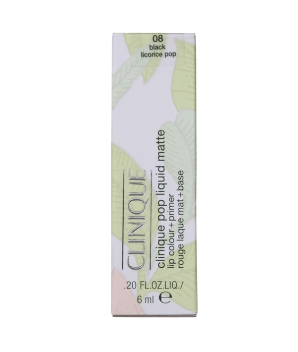 POP LIQUIDE MATTE LÈVRES ET PRIMER 08 NOIR RÉGLISSE P