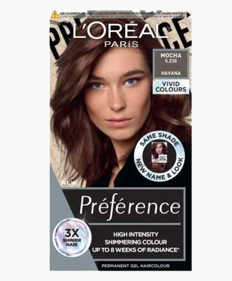 PRÉFÉRENCE COULEUR PERMANENTE EN GEL HAUTE INTENSITÉ MOKA